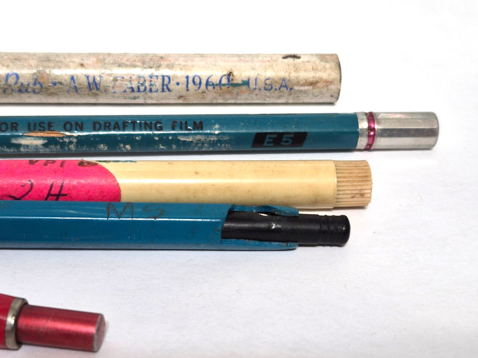 Vintage Drafting Pencils – Koh-I-Noor, Adapto, Italy, -Eagle-England, Filmograph