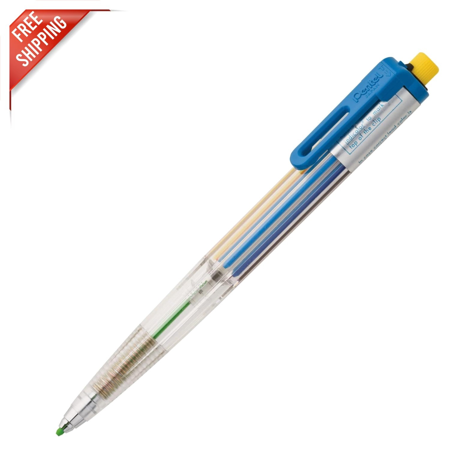Retractable 8 Color Mechanical Pencil – Ideal for Sketching & Highlighting