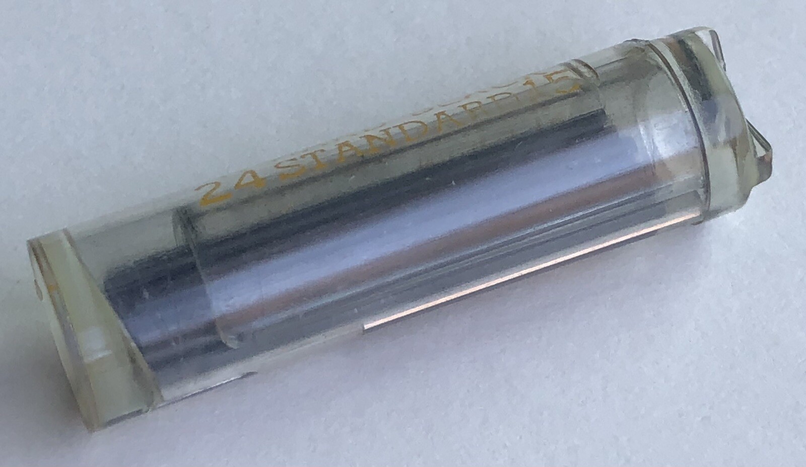 Vintage AUTOPOINT Mechanical Pencil Lead H Hard Black 1.1mm 1-3/8″ NOS 24pk USA