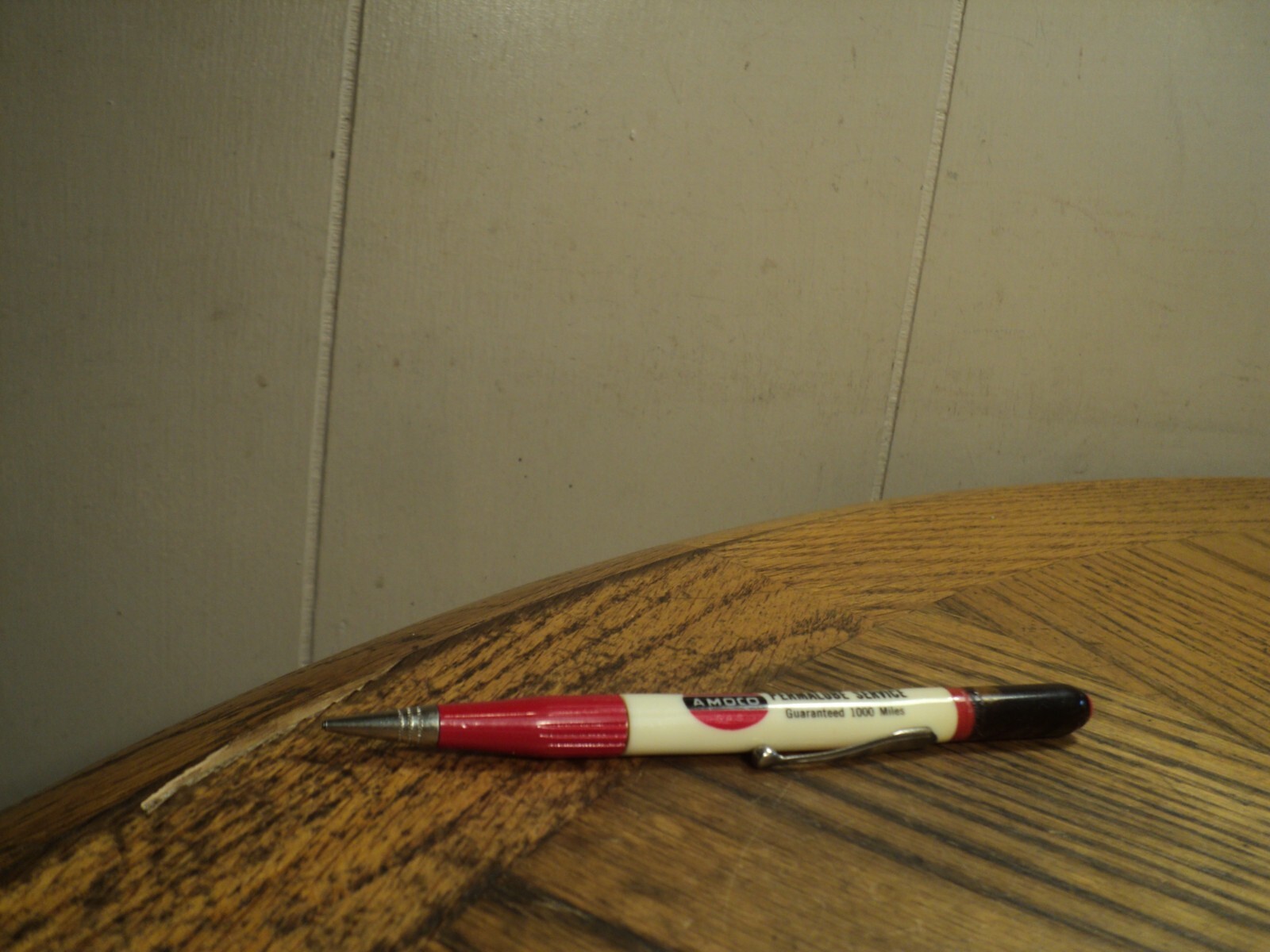 Vintage Ritepoint Mechanical Pencil Amoco Permalube 5-9/16″ Long Oil Cap
