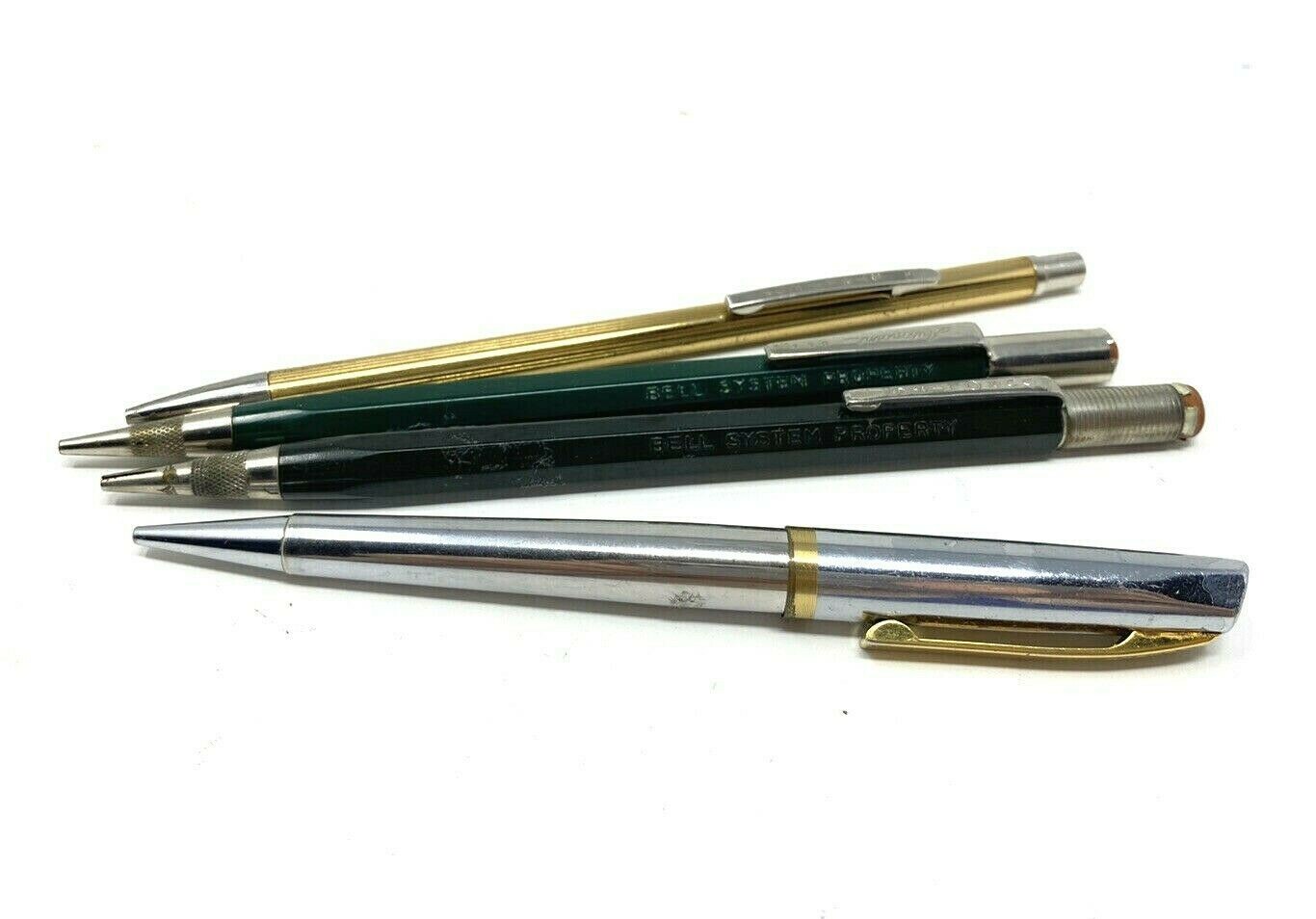 Lot of 4 Vintage Autopoint Durolite Stratford Rocket Mechanical Pencils Metal