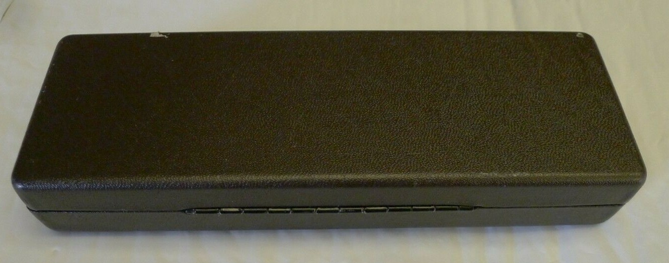 Cross 14 KT Gold Filled Hinged Case & Manual, 1970’s – NO Pen or Pencil
