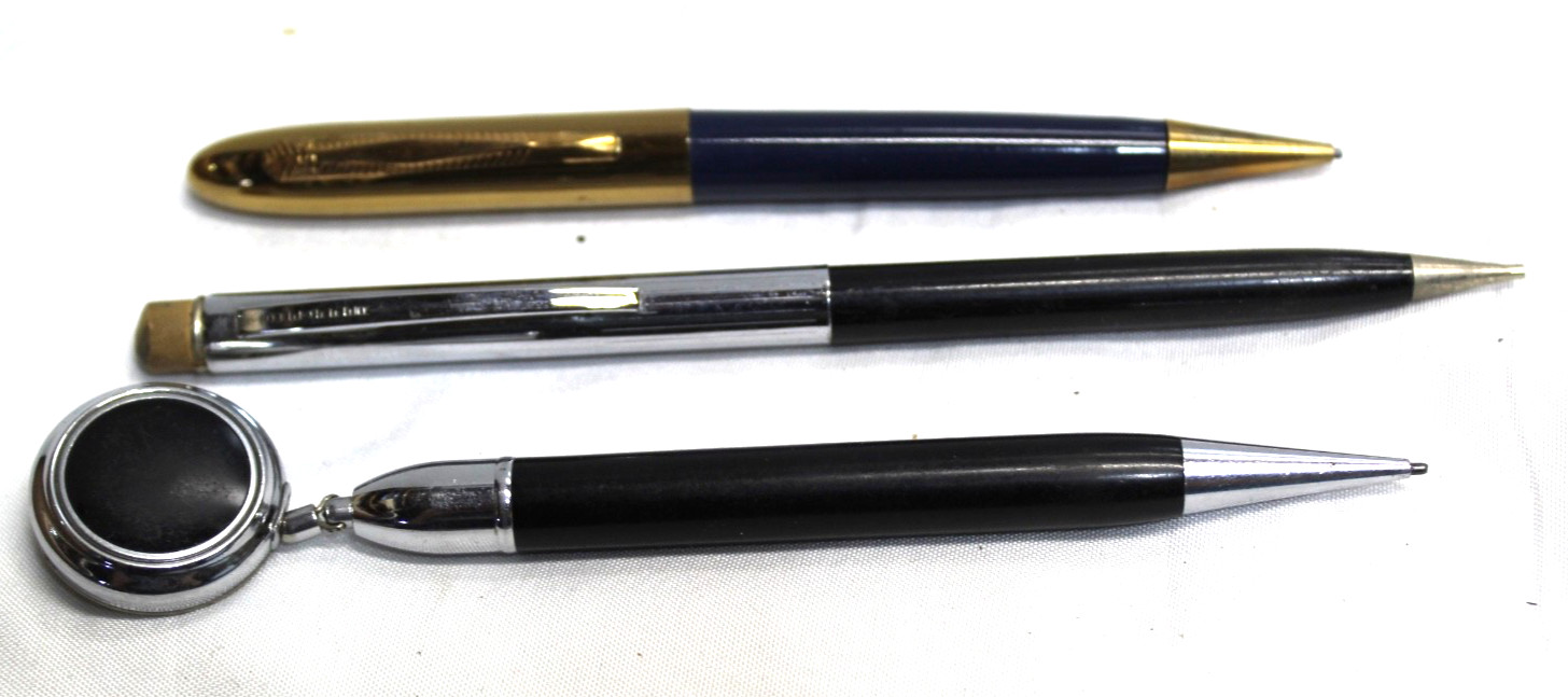 Lot of 3 Vintage MECHANICAL PENCILS Sheaffer USA