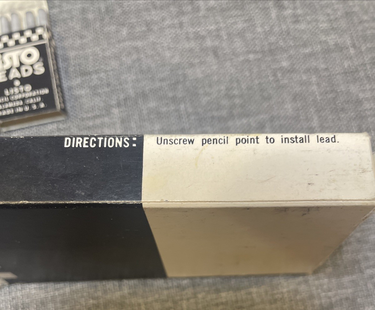 Listo Marking Lead No. 162 Pencil Refills for No. 1620 ( 46 refills) – Black