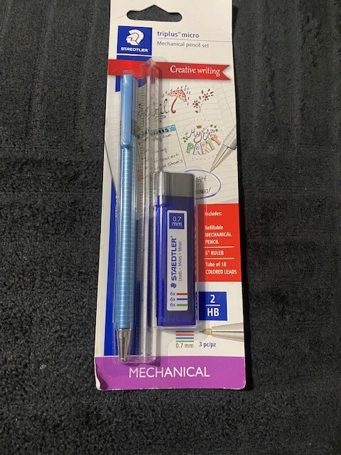 staedtler triplus micro mechanical pencil set 3 pc