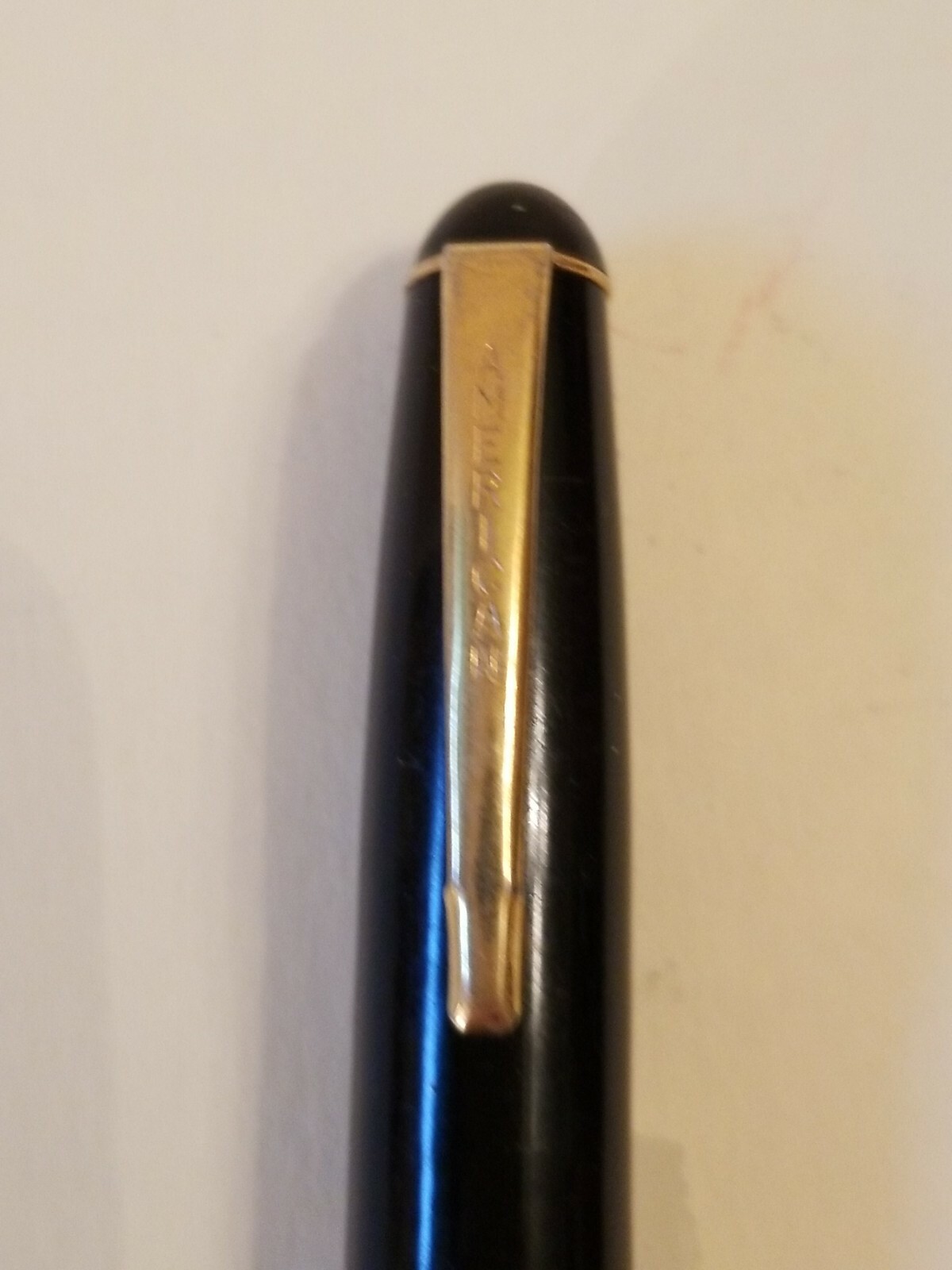 Vintage American Mechanical Pencil? Ballpoint Pen – 5 1/4″ – Black and Gold