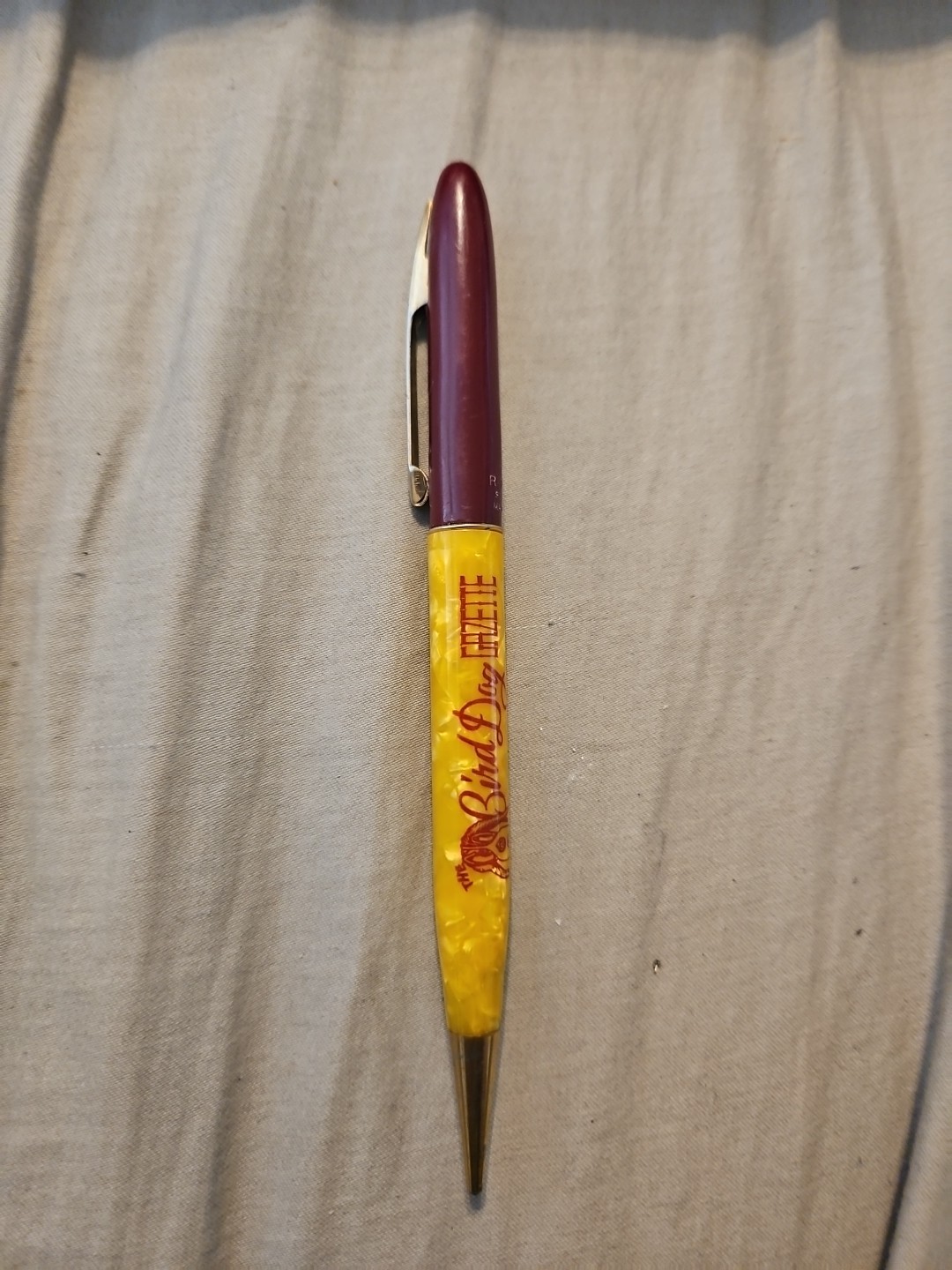 Vintage Ritepoint Mechanical Pencil Bird dog Gazette. Saint louis Mo. Works