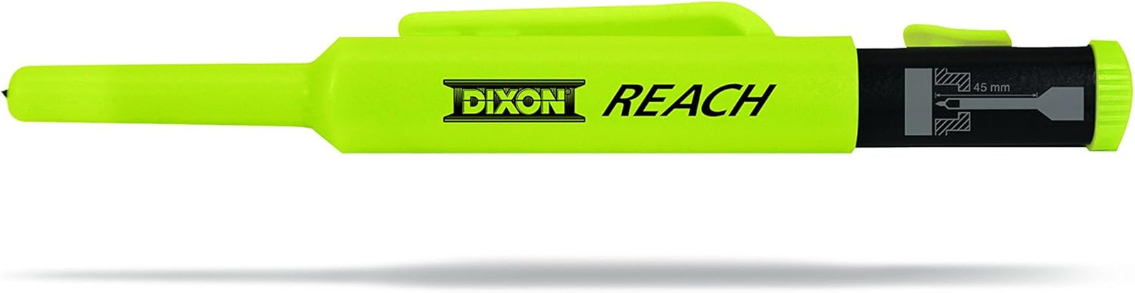 Industrial REACH- Deep Hole Mechanical Pencil with Lead Refills Included, Yellow
