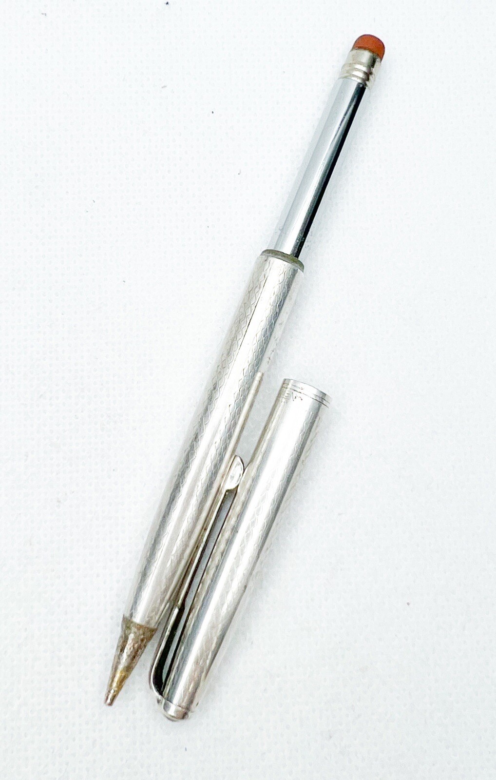 Newman Sterling Silver Mechanical Pencil two colors continues twist 0.9mm