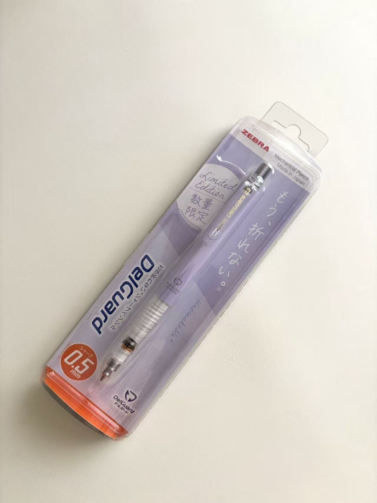 ZEBRA DelGuard 0.5mm Mechanical Pencil Soft Pastel Series 6 Colors Set Limited
