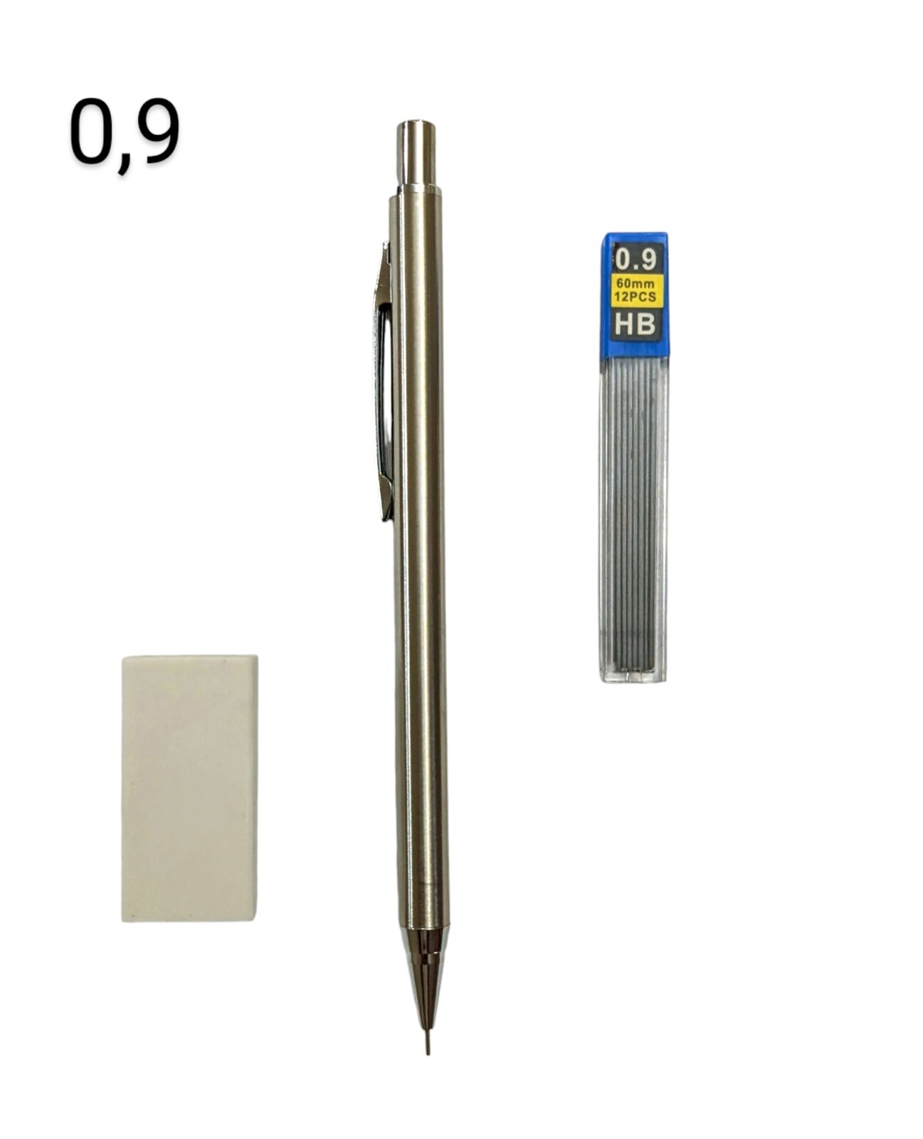 4 Set Mechanical Pencils 0.3, 0.5, 0.7, 0.9mm
