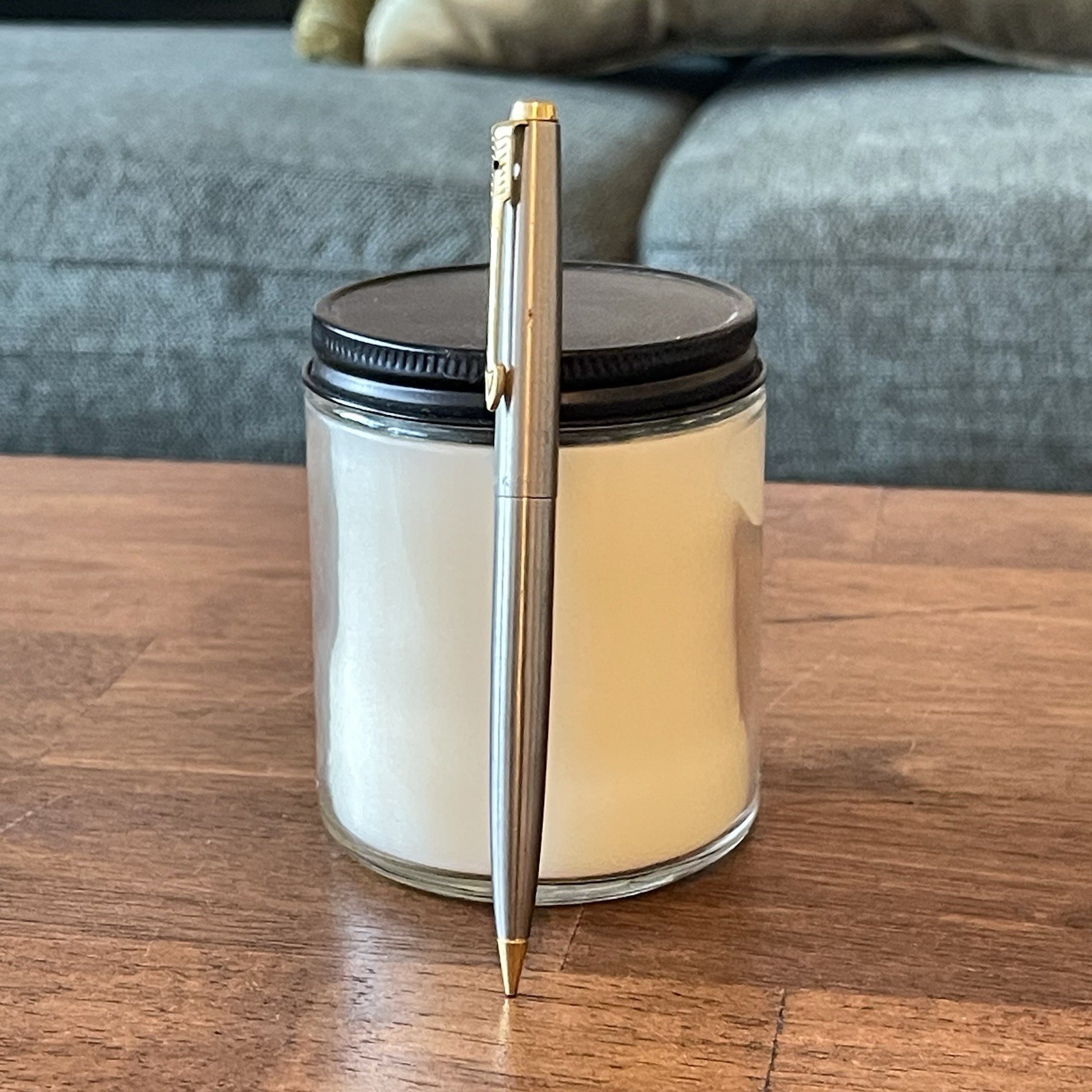 Vintage Parker Flighter Mechanical Pencil 0.9mm – Brushed Stainless Finish
