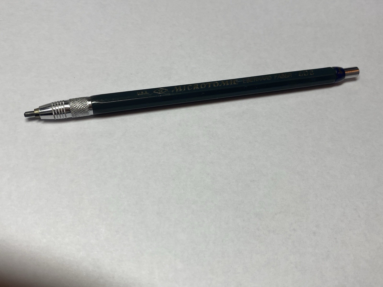 Vintage Eberhard Faber Microtomic 608 Mechanical Pencil Metal USA