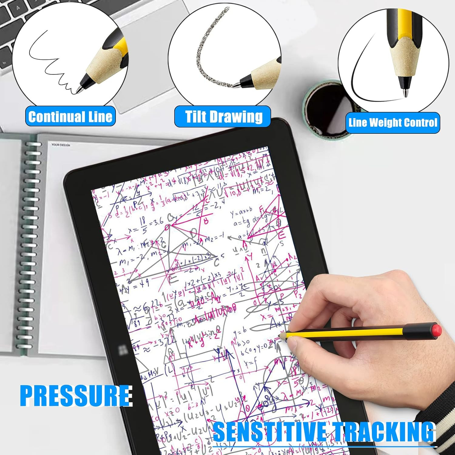 No Worn Out Fine Replacement Pencil Nibs Compatible with STAEDTLER Noris Digital