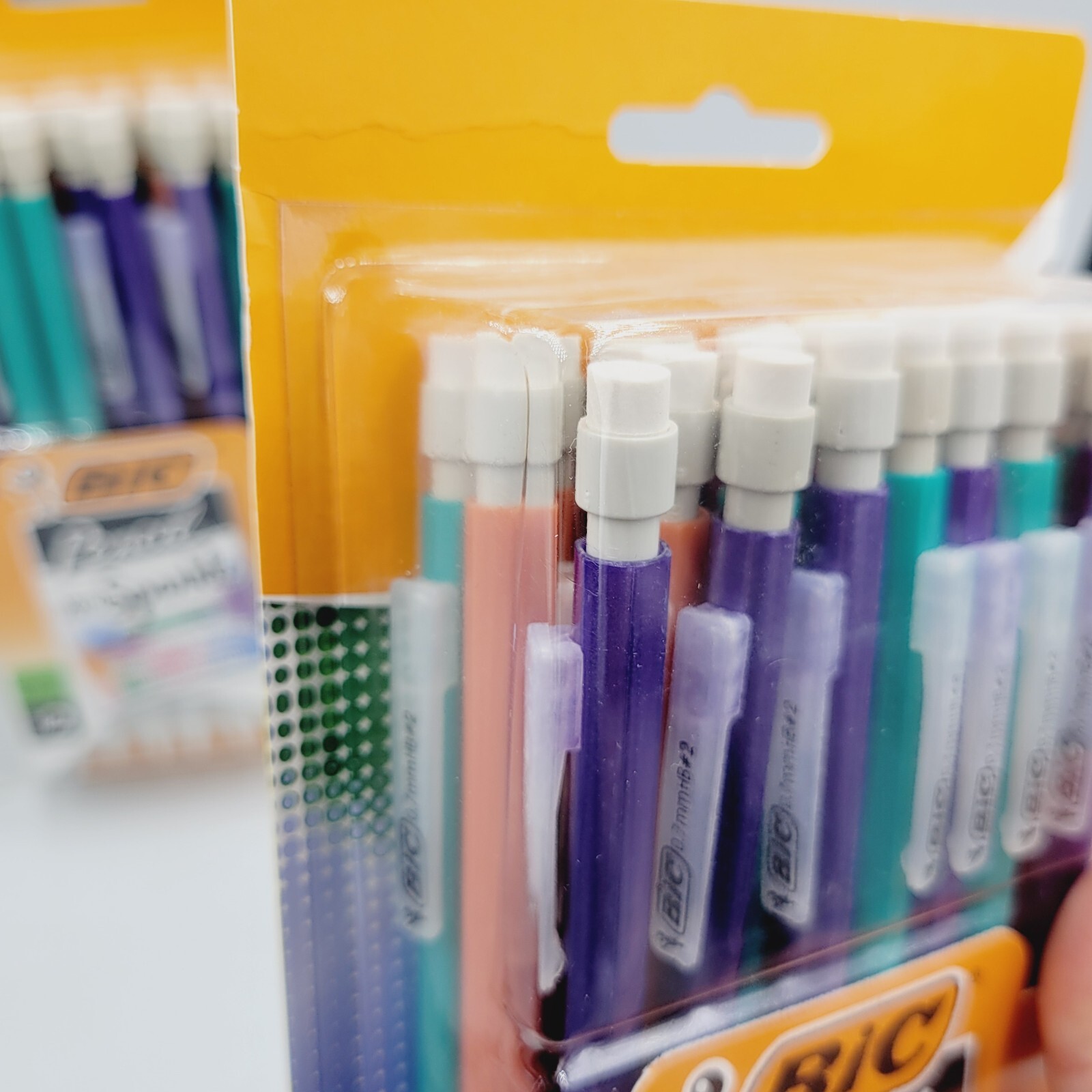 Lot Of 2 Packs BIC Xtra-Sparkle Mechanical #2 Pencil, Medium Point 0.7 mm, 24 Ct