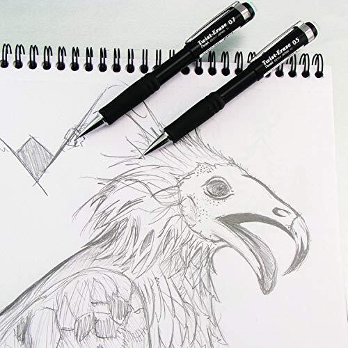 Pentel Twist-Erase III Mechanical Pencil 0.5mm Blue Barrel 12 Pack (QE515C)