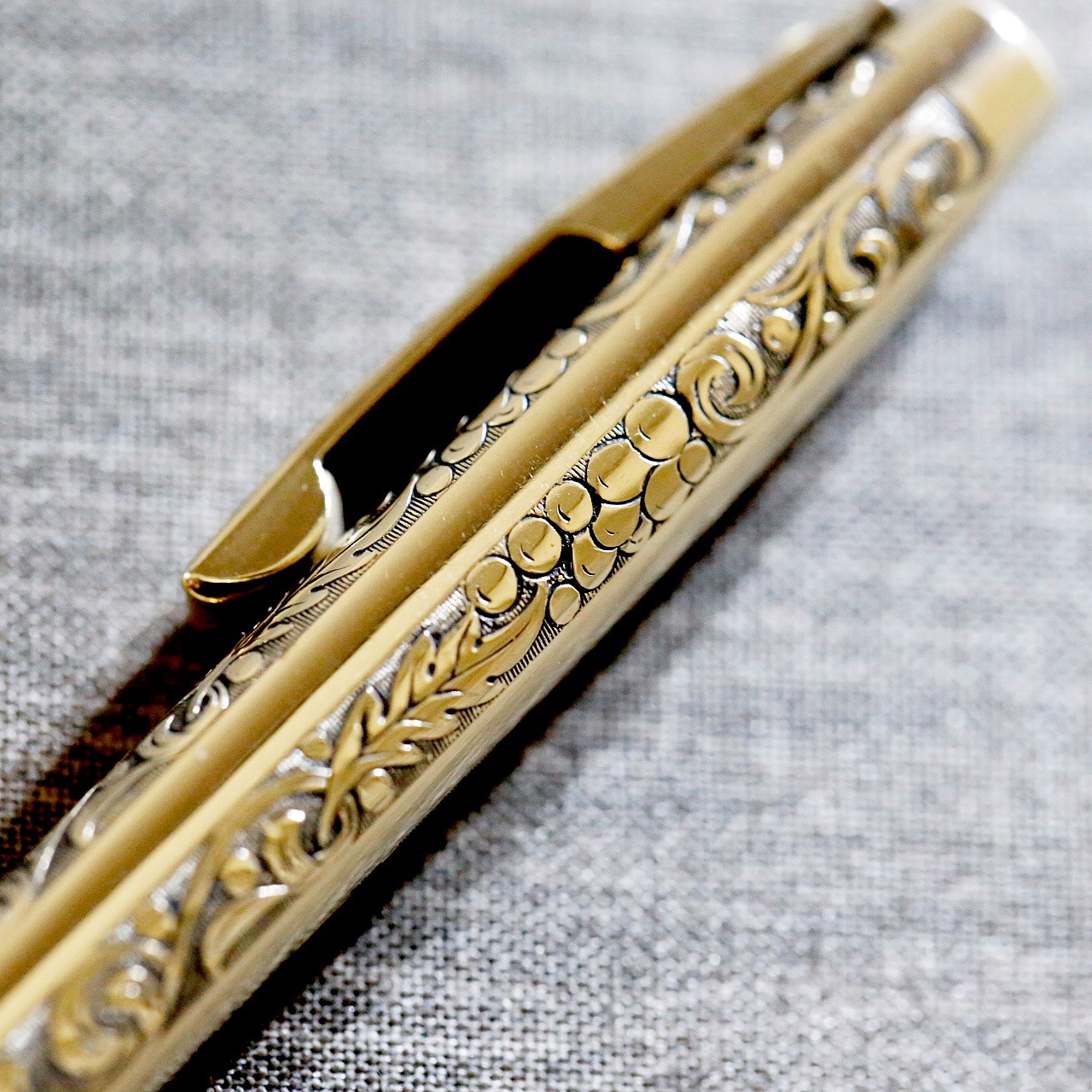 Vintage Sheaffer Mechanical Pencil 12K GF Gold Filled Floral Engraved USA