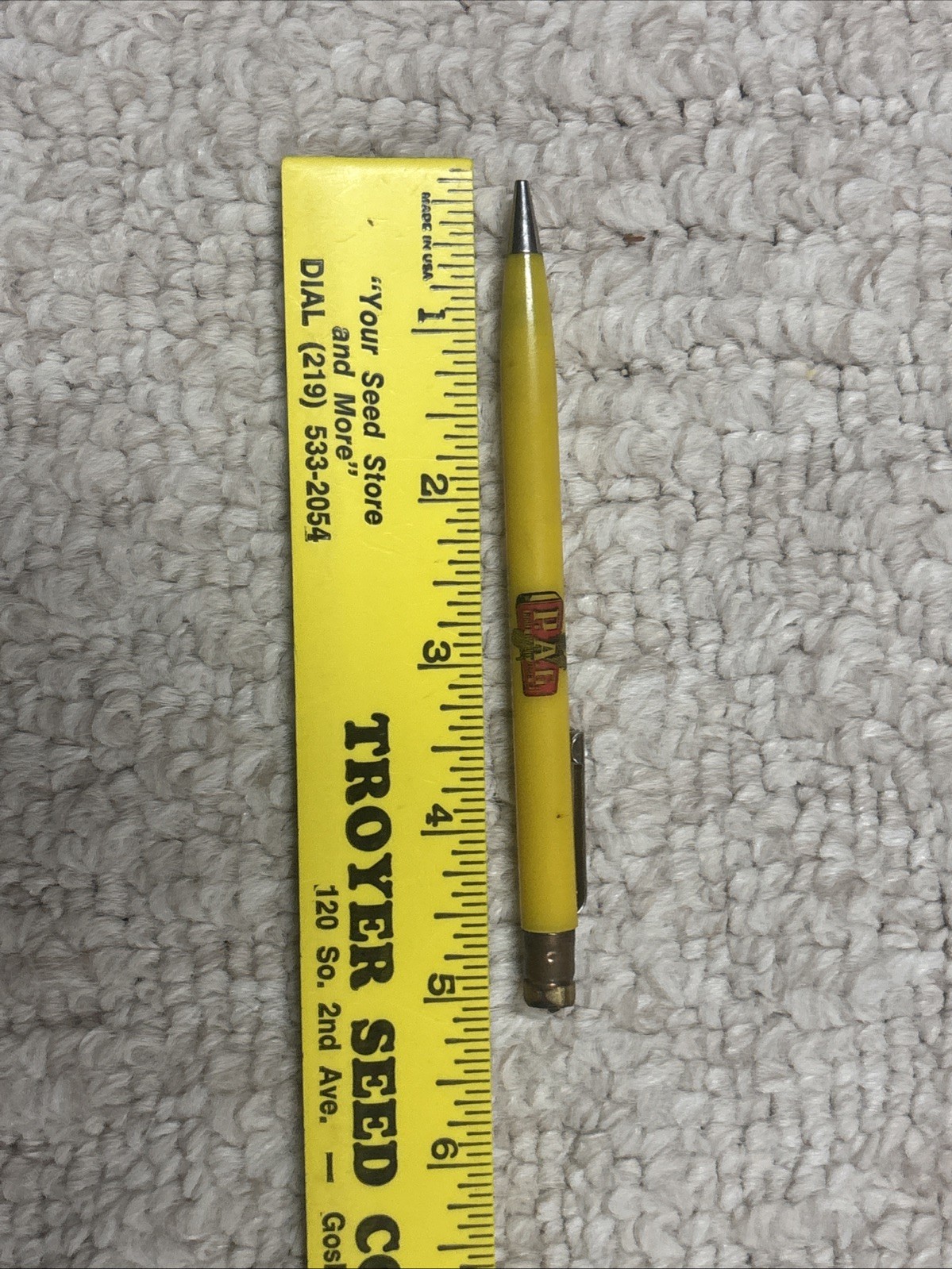 P.A.G. Mechanical Pencil Compliments Of Your Genuine Pfister dealer, (vintage)