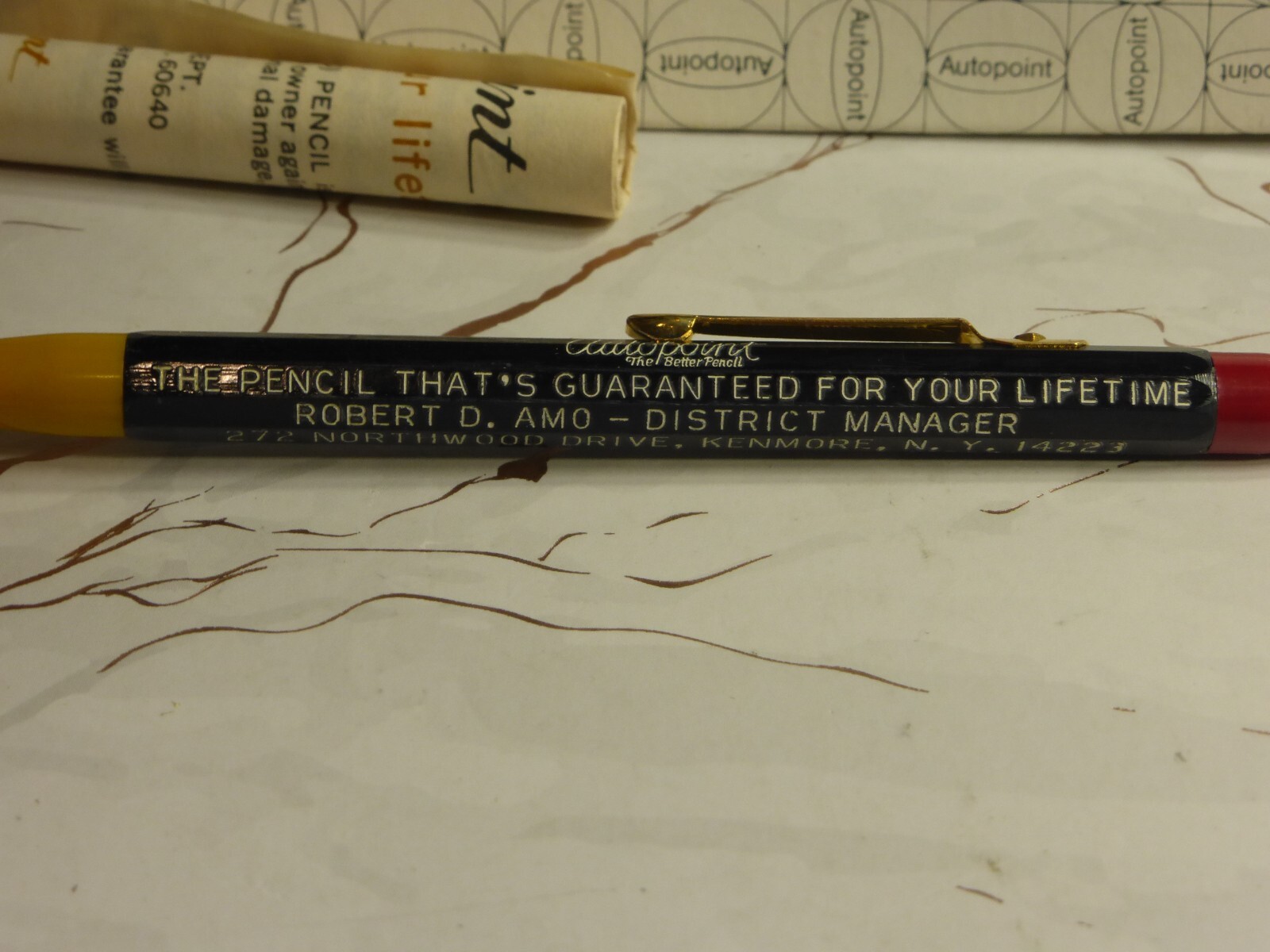 Vintage Circa 1969 Autopoint Sales Giveaway 0.5mm/0.9mm Mechanical Pencil #3108