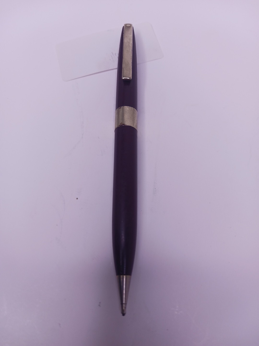 VTG Sheaffer Imperial IV Square Top White Dot Maroon Mechanical Pencil USA