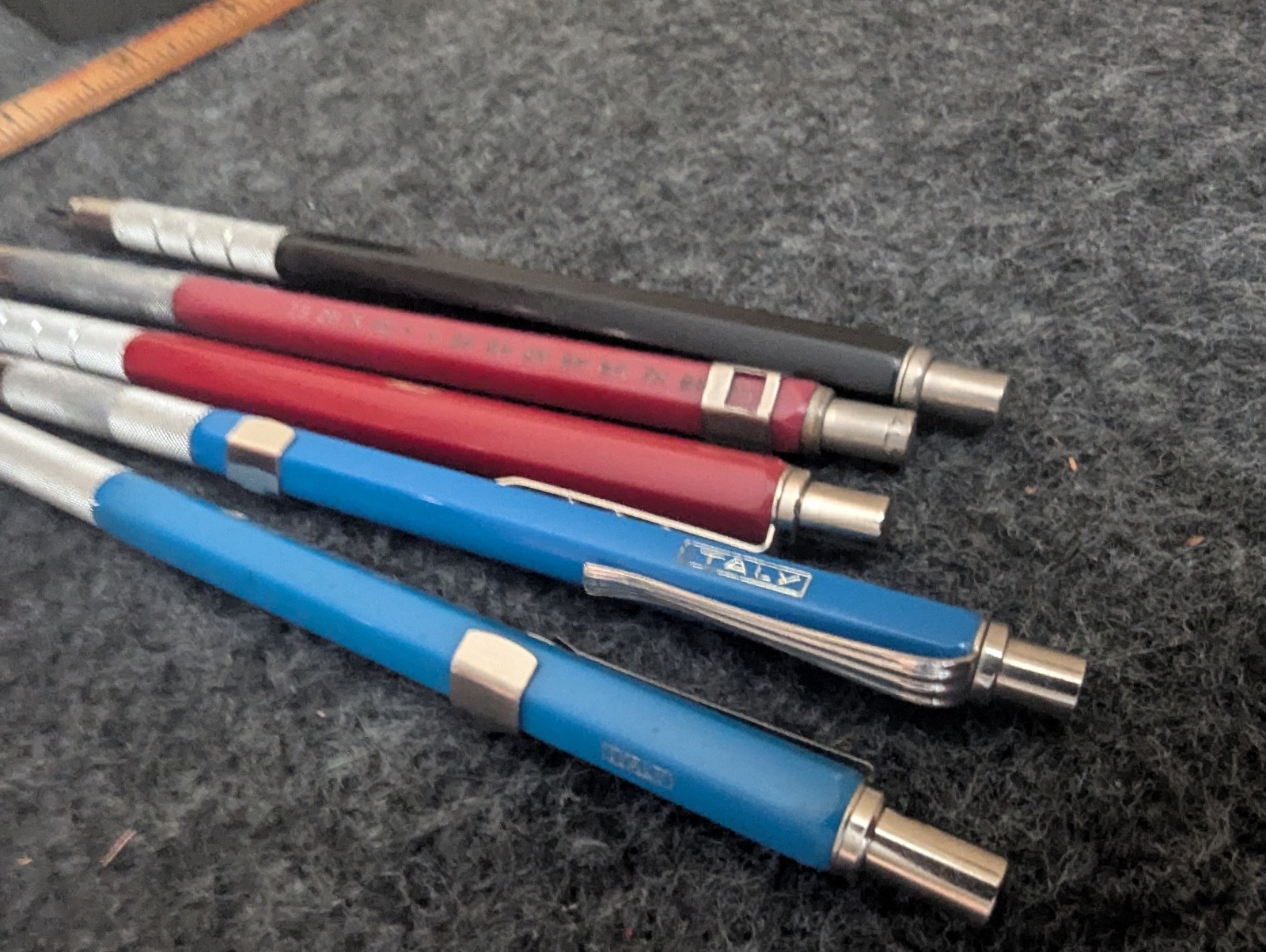 Lot of 5 Charvoz 38-0023 + 38-022 Drafting Lead Holders Italy JM