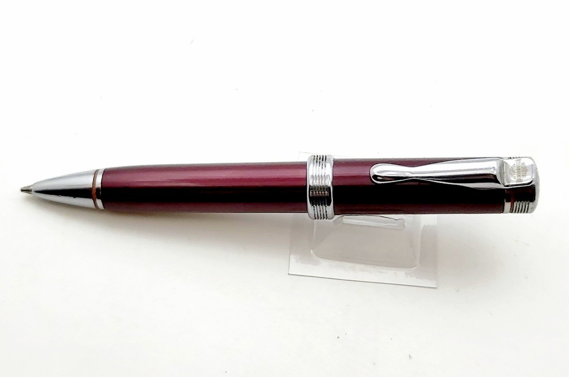 HARLEY DAVIDSON By STYPEN-PENCIL PEN-METALLIC-RED ROUGE VERNISH LACQUER & CHROME