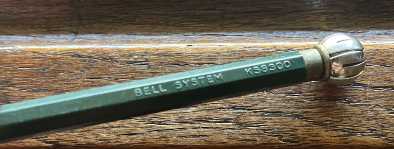 Dur-O-Lite KS8300 BELL SYSTEM Green 1.1mm Phone Dialer Pencil – 1950’s