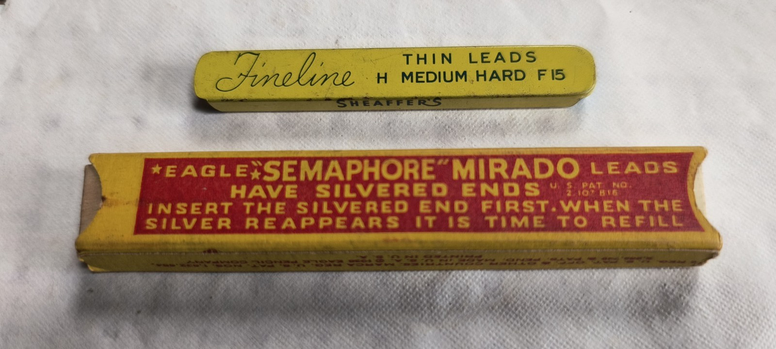Vintage Eagle Semaphore Mirado Leads & Sheaffer’s thin leads ✏️