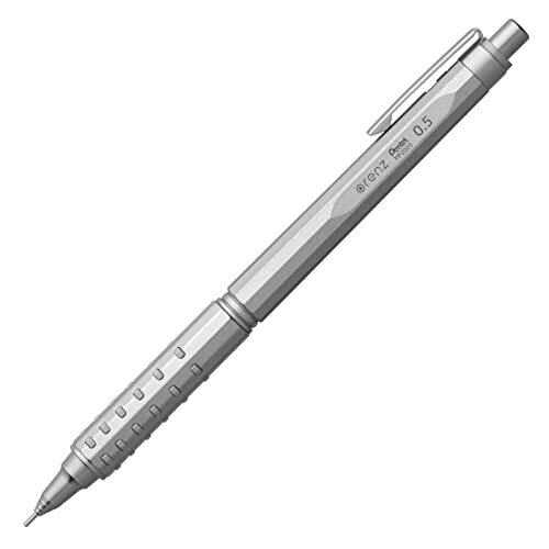 Pentel Mechanical Graphite Pencil Orenz AT 0.5mm Silver XPP2005-Z Dual Grip