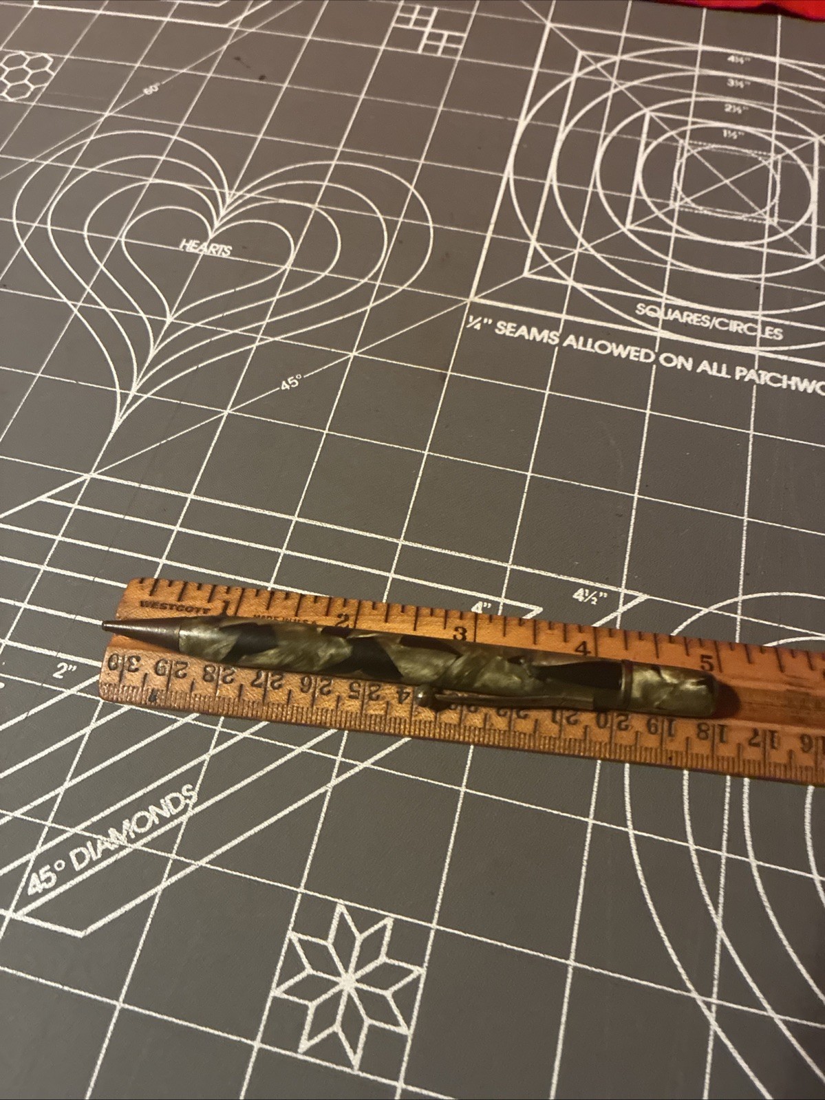 Antique Wearever Green Black Mechanical Pencil Very Rare Item