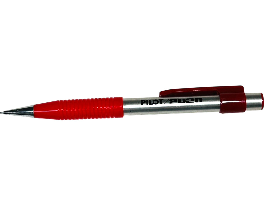 Pilot 2020 Young HF-100S 0.5mm Red Grip Shaker Mechanical Pencil Vintage Japan