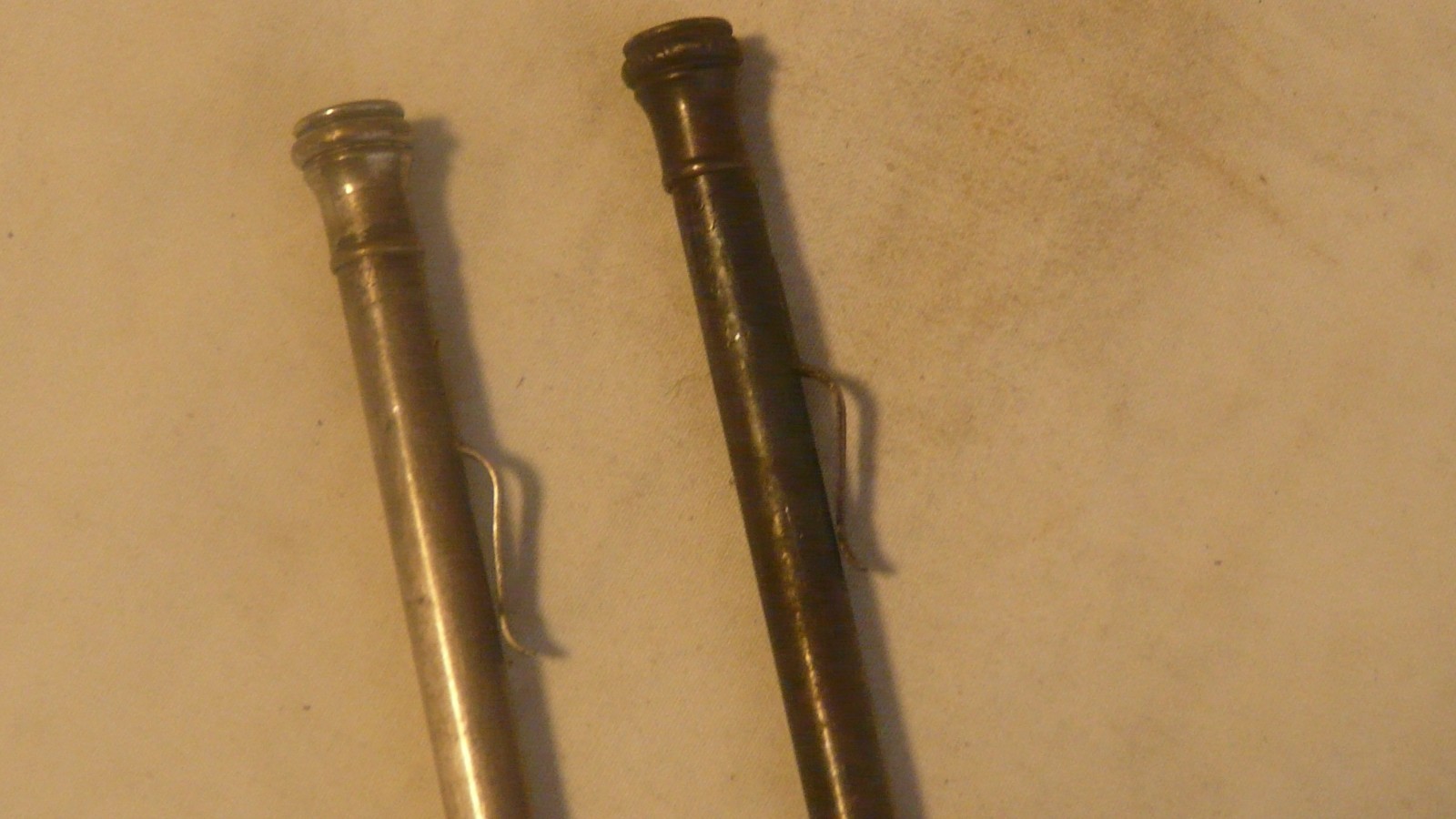 2 Antique Vintage Silver Plate Wahl Eversharp Mechanical Pencils