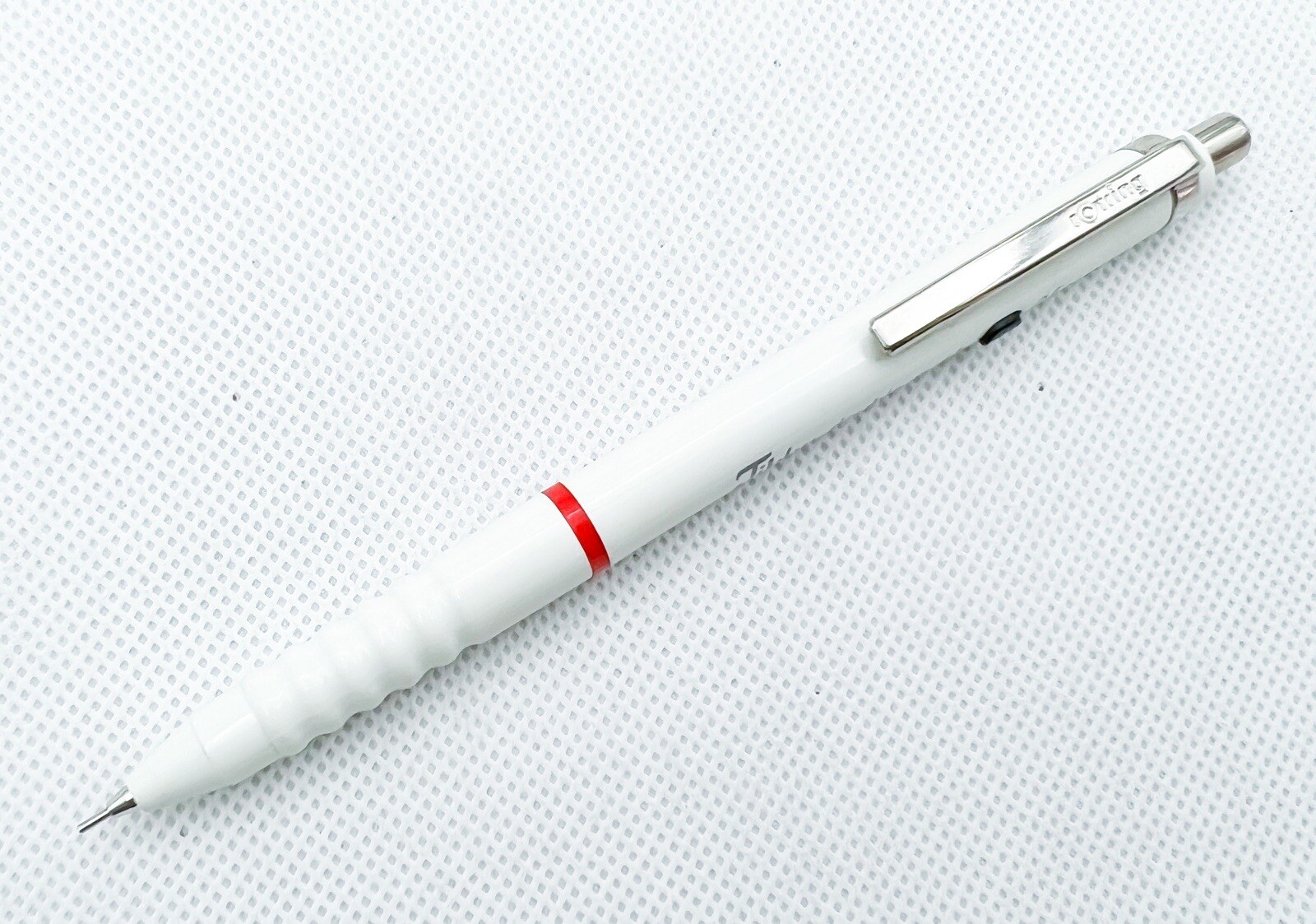 NOS Rotring Tikky Double Push retract mechanical pencil 0.5mm white