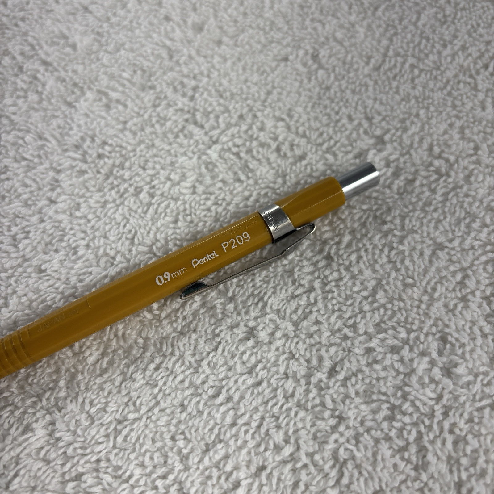 Vintage PENTEL P209 0.9mm Mechanical Pencil w/Lead & Z2-1 Eraser Refills!