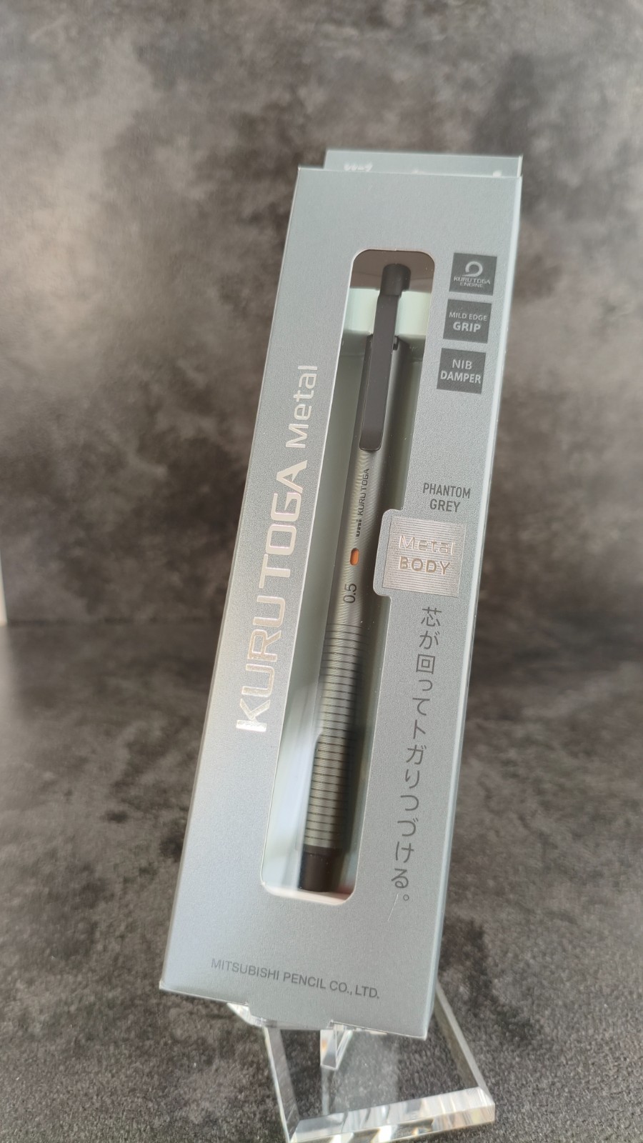 Uni KURUTOGA Metal Premium Mechanical Pencil 0.3mm 0.5mm 4 Colors Complete Set