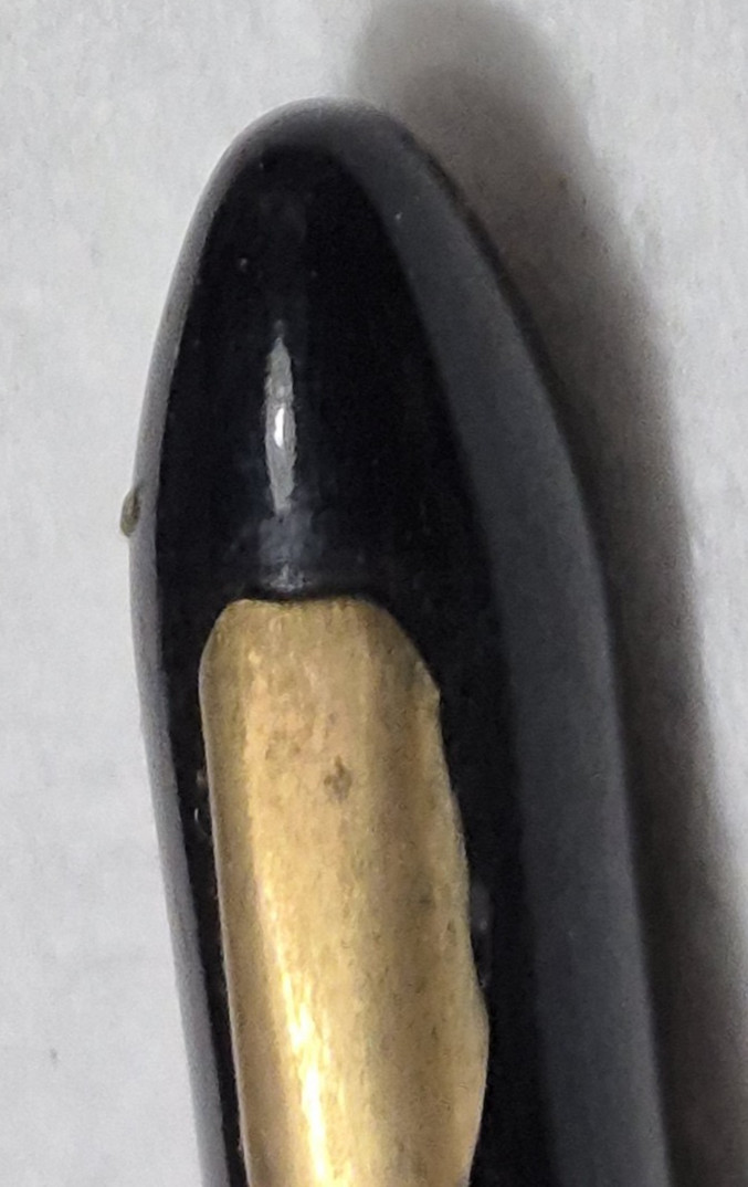 “Midway Fishing Tool Co.” Black/Polished Brass Trim Working Mech Pencil