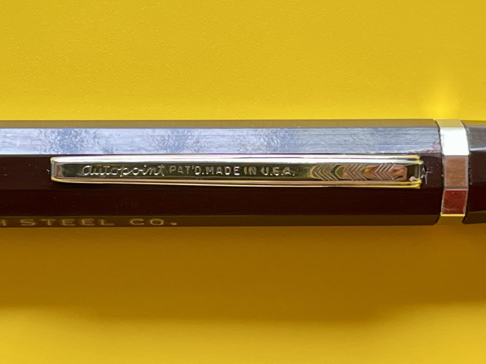 Autopoint Mechanical Pencil New in Box Pittsburgh Steel 1947 NOS PA