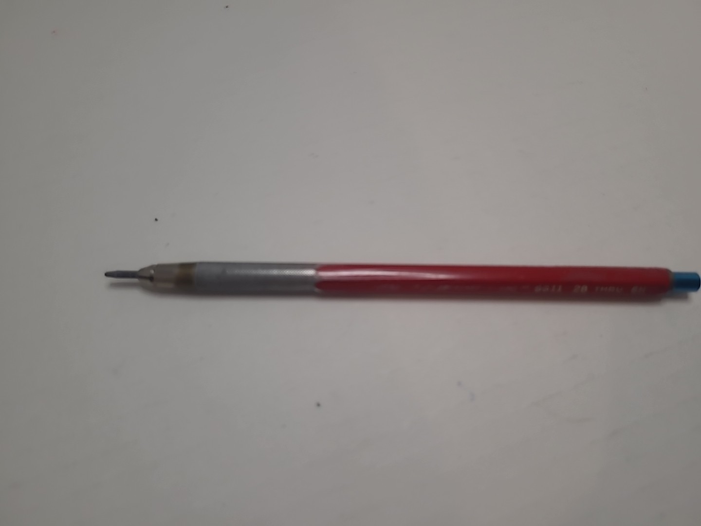 KOH-I-NOOR Technigraph 5611 2b 6h Mechanical Pencil Lead Holder Drafting Red