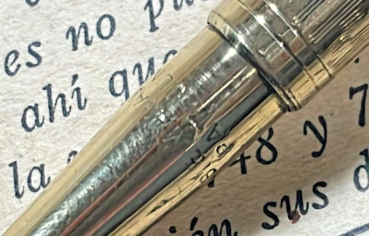 Artdeco Mabie Magazine Pencil Gold Filled Mechanical Pencil Hanging.