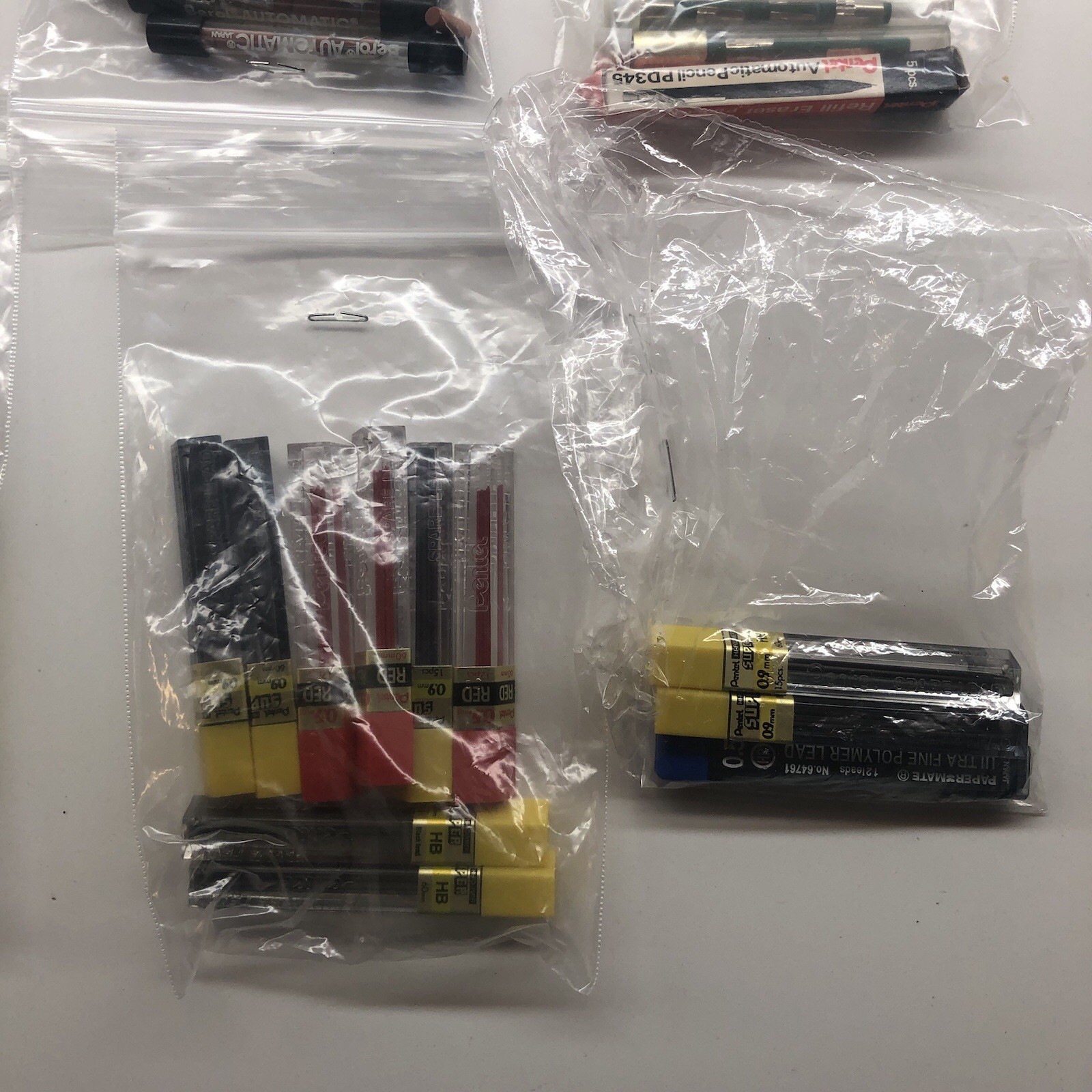 Vintage Mechanical Pencil Lead Eraser Lot