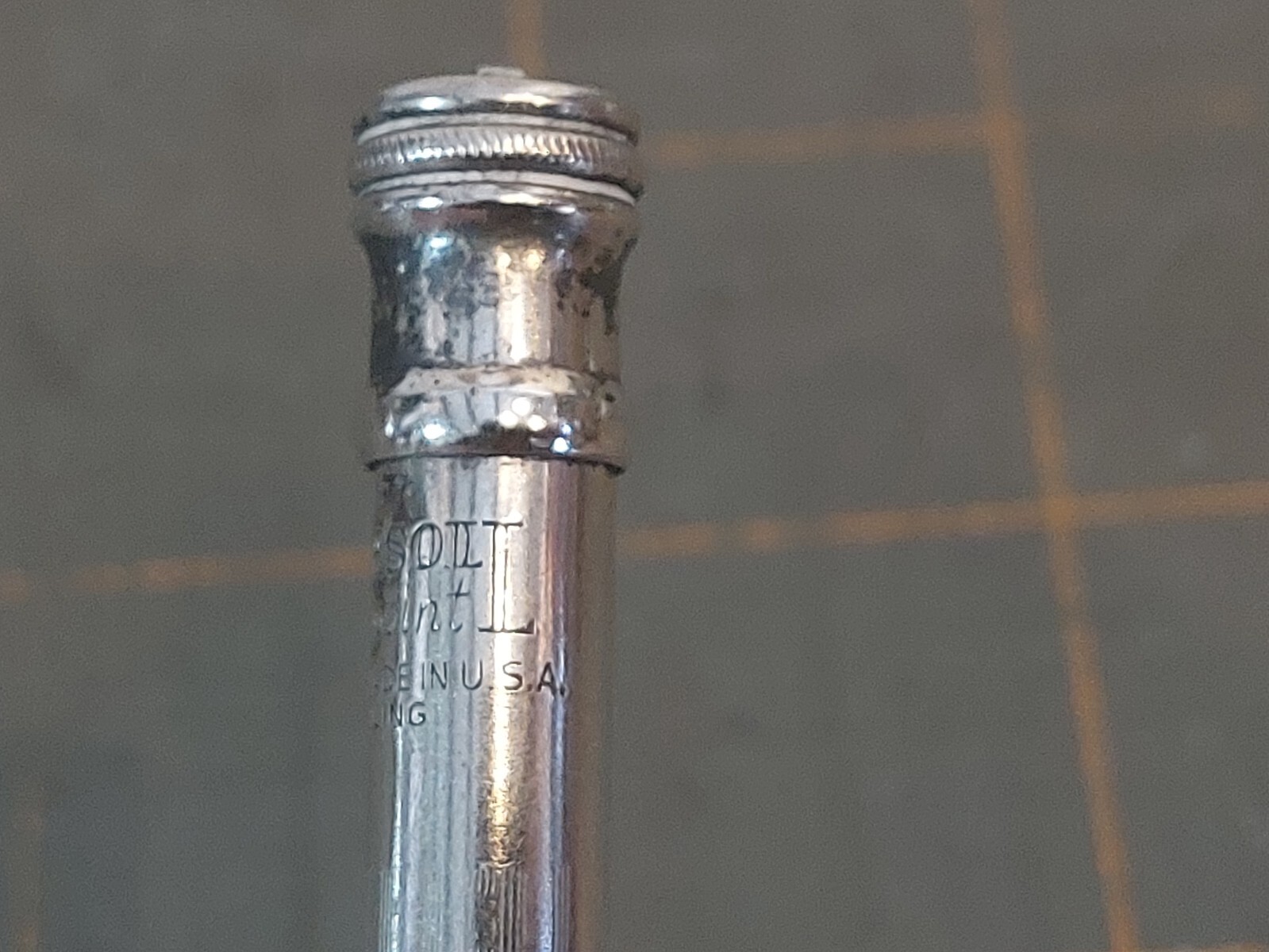 Vintage Ingersol Redipoint Sterling Silver Twist Mechanical Pencil