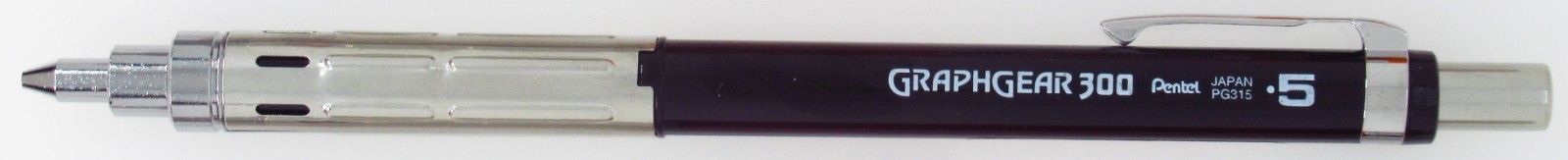 Pentel GraphGear 300 Sliding Sleeve, Set of 6 (Brazil)