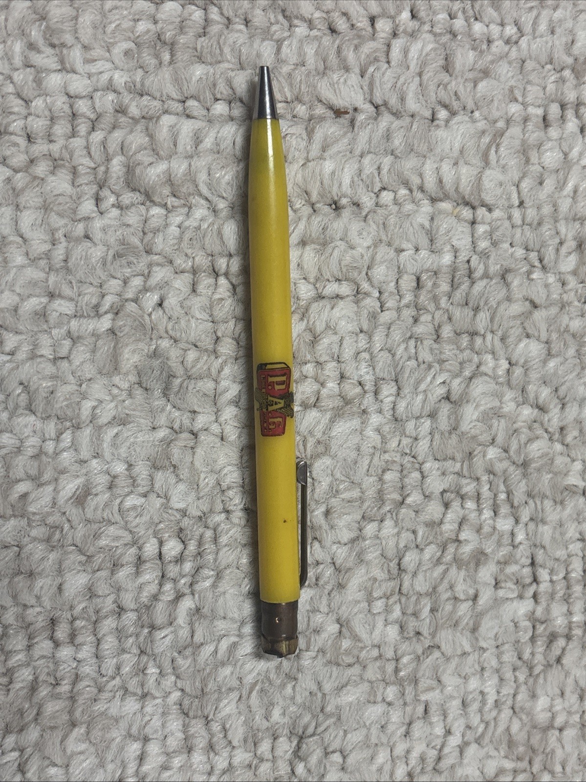 P.A.G. Mechanical Pencil Compliments Of Your Genuine Pfister dealer, (vintage)