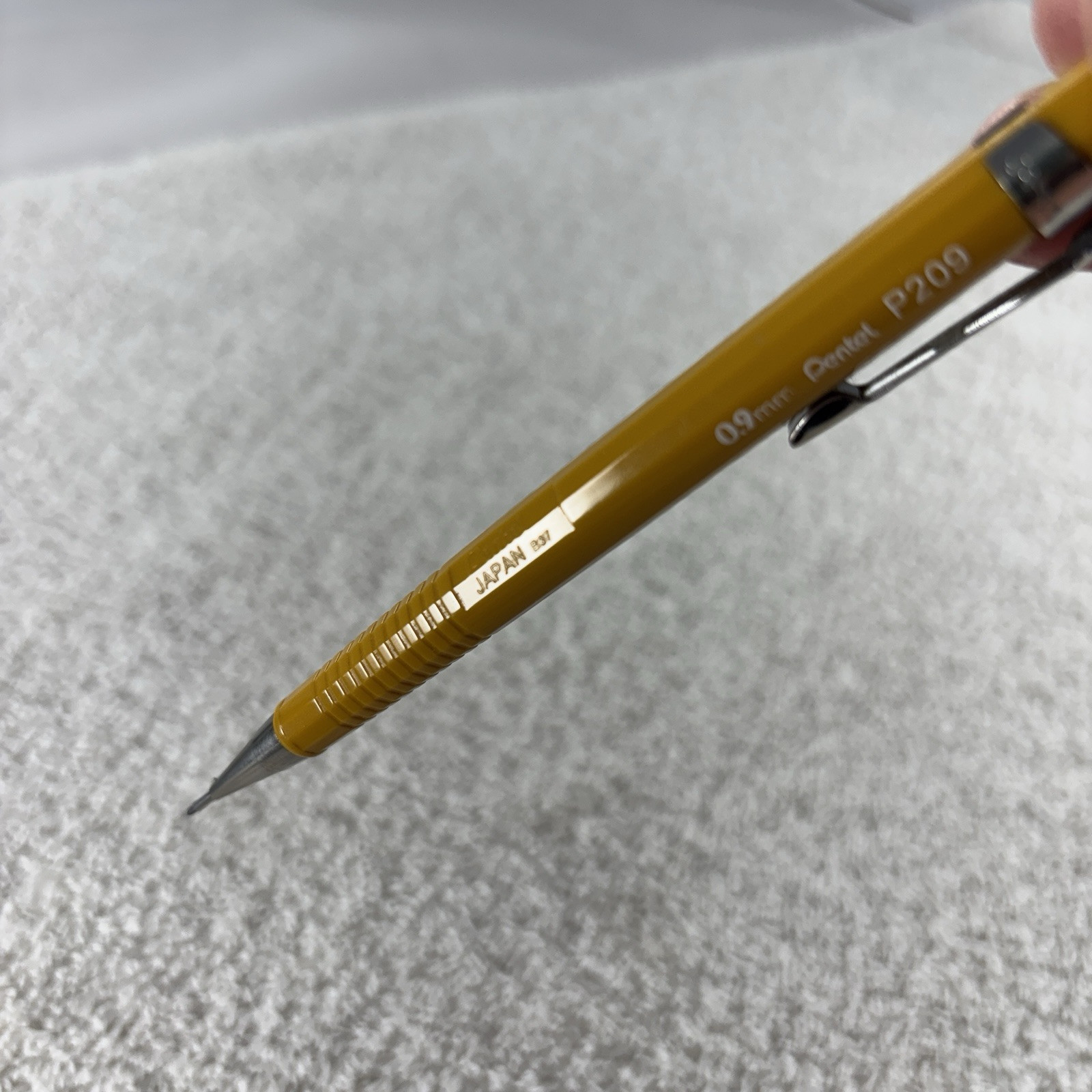 Vintage PENTEL P209 0.9mm Mechanical Pencil w/Lead & Z2-1 Eraser Refills!