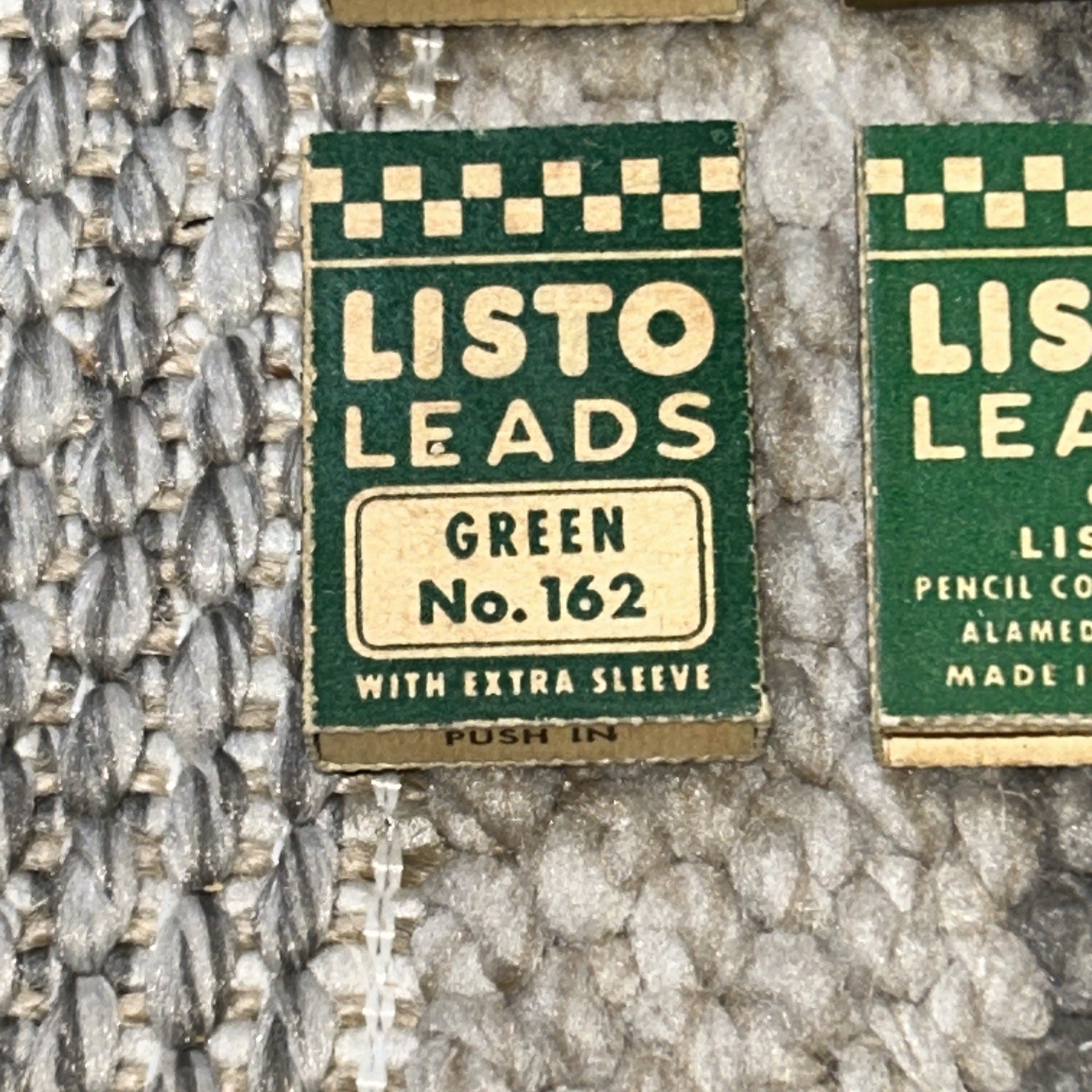 VTG Packs Listo Marking Leads No GREEN RED BLACK Pencil Refill