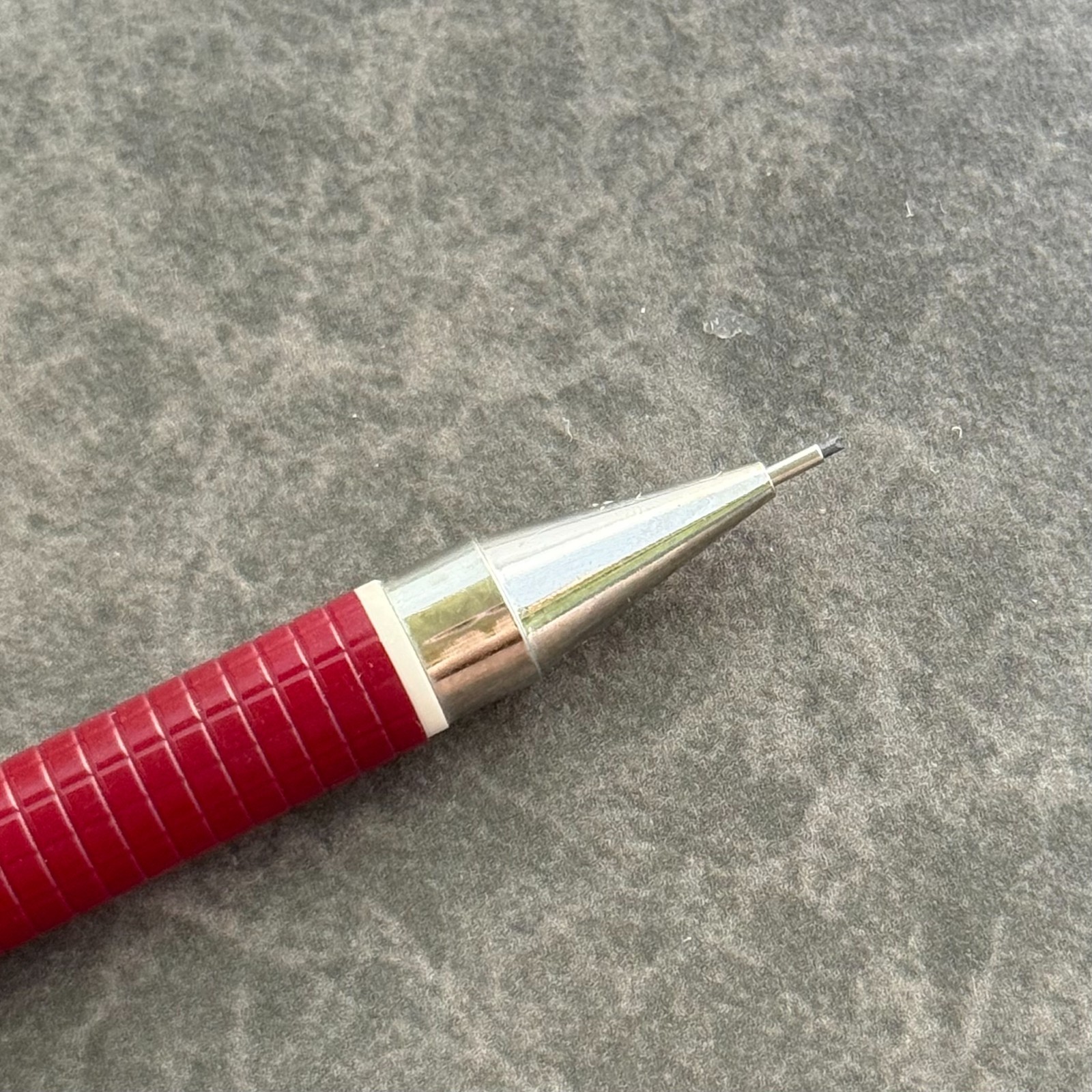 Scripto Cassette P1170C Pencil, Vintage Red Writing – 0.7mm Lead, NO ERASER
