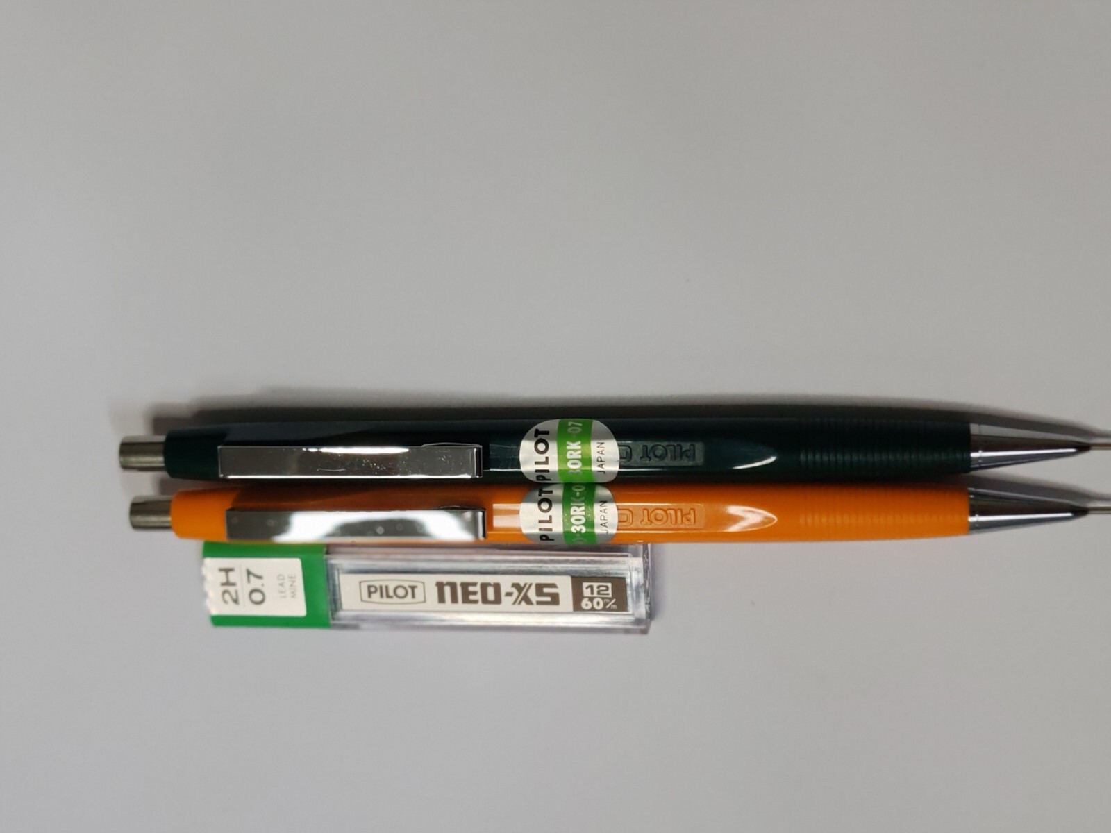 Pilot HO-30RK-07 Mechanical Pencil Vintage New Very Rare 2 Pcs, Japan . 1970s