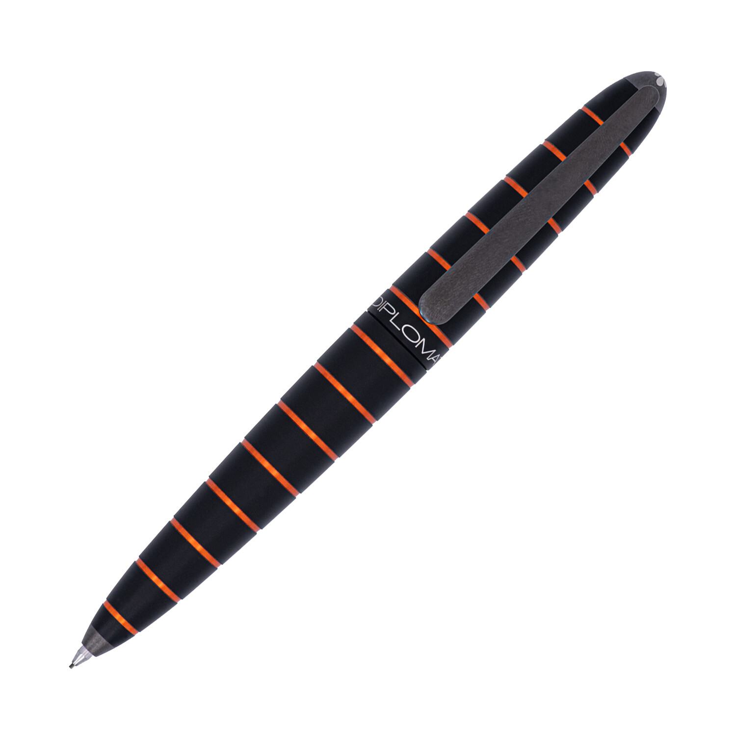 Diplomat Elox Mechanical Pencil in Ring Black/Orange – .7mm – NEW in Box