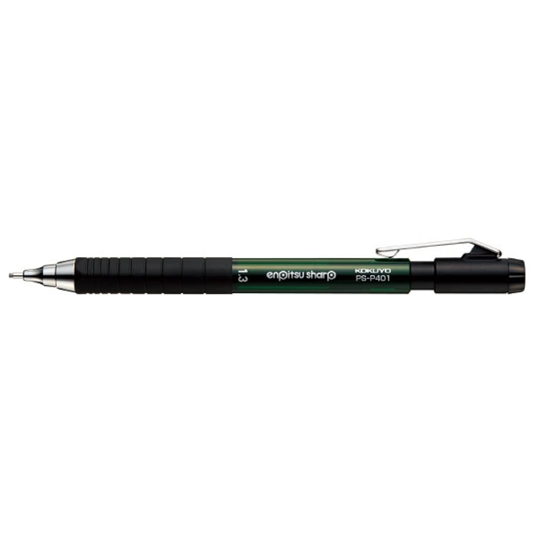 Kokuyo. Mechanical Pencil Enpitsu Sharp 1.3mm Type-M with 3 Eraser Refills
