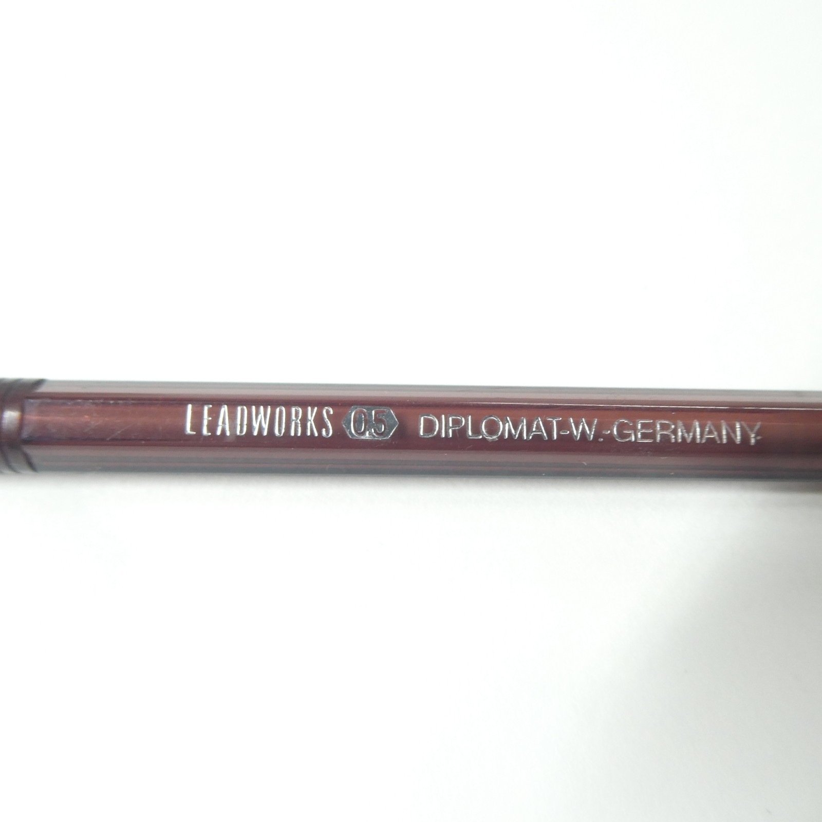 Diplomat Leadworks 0.5mm W. Germany Mechanical Pencil Vintage Brown